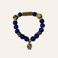 Blue Beaded ~HONOR~ Bracelet